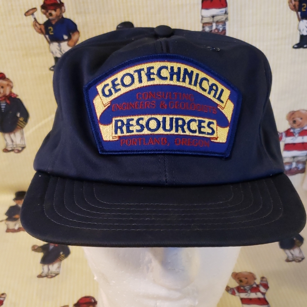 Vintage Snapback Hat Big Patch - image 1
